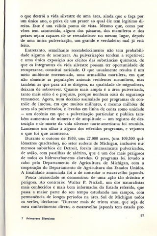 Primavera ssilenciosa rachel carson