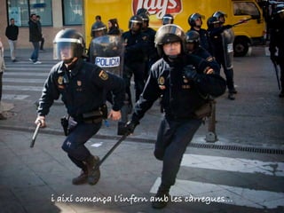 i així comença l’infern amb les càrregues...
 