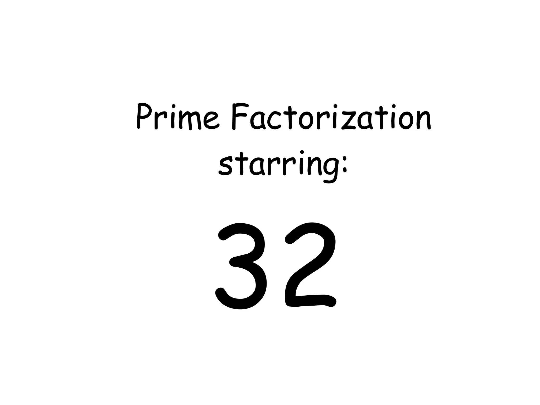 Prime Factorization PPT