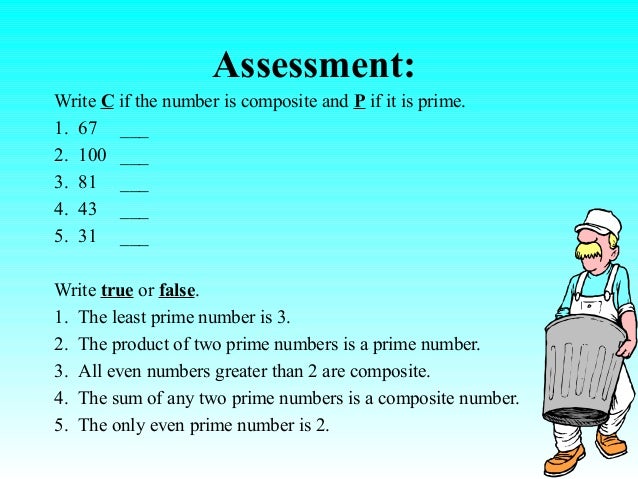 Prime and composite by Demosthenes O. Cajes
