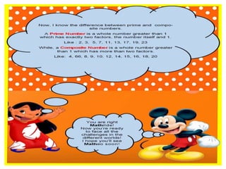 THE ADVENTURE OF MATHILDE (PRIME AND COMPOSITE NUMBERS) | PPT