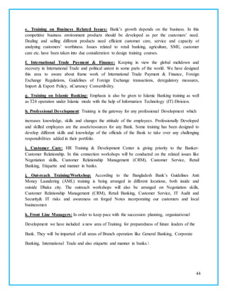 Prime bank teaning development or hr development | DOCX