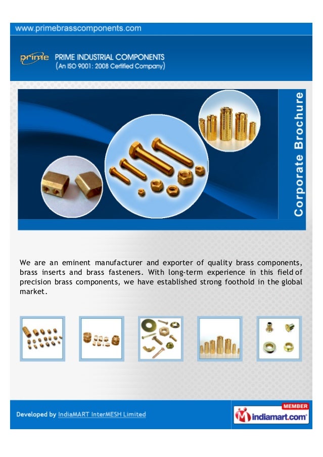 Prime Industrial Components, Jamnagar, Brass Insert