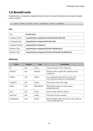 PrimeFaces User Guide 5.0 | PDF