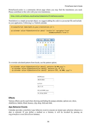 PrimeFaces User Guide 5.0 | PDF