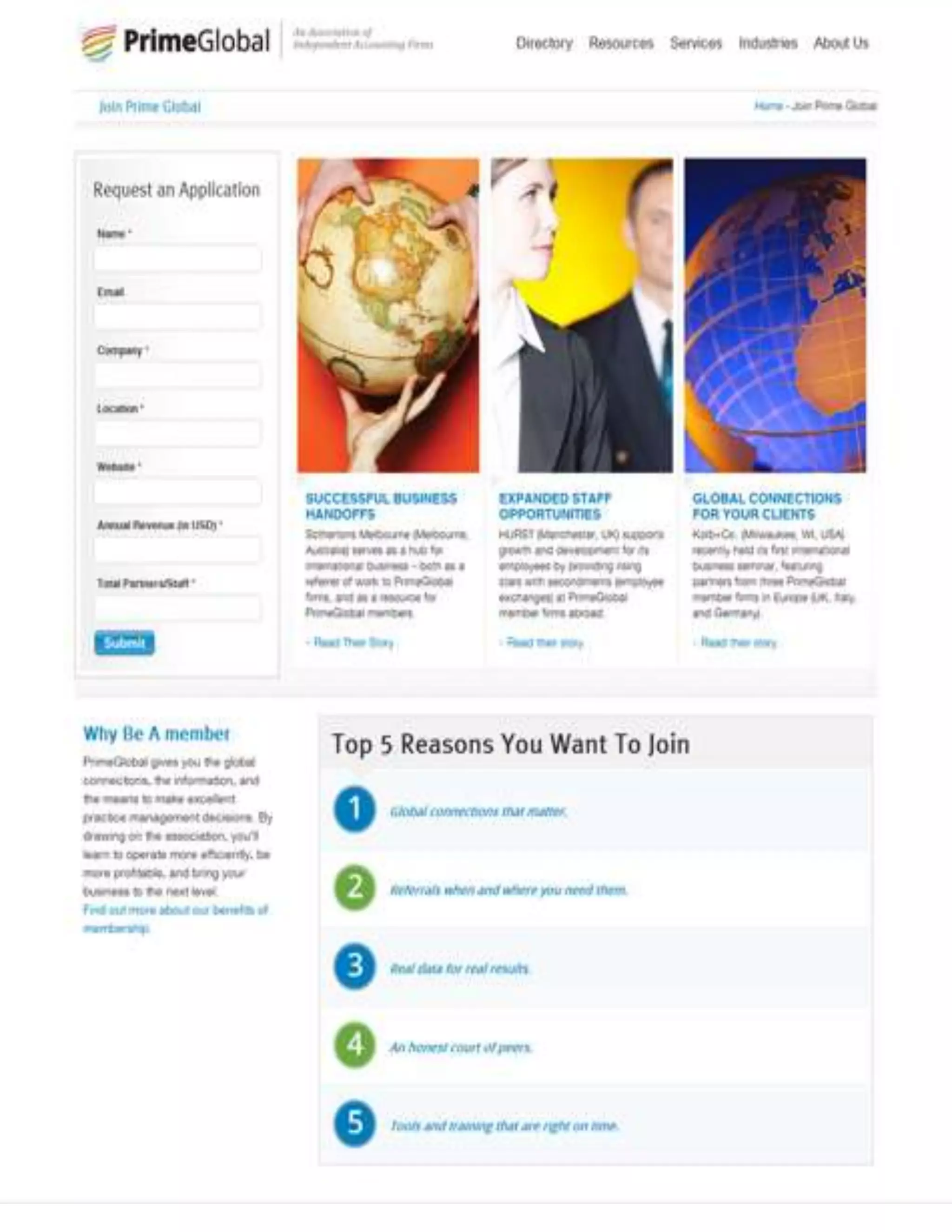 PrimeGlobal Branding - Accountants.org Digital Platform