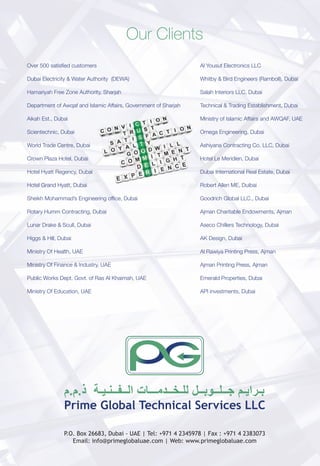 Prime Global Technical Services LLC | PDF