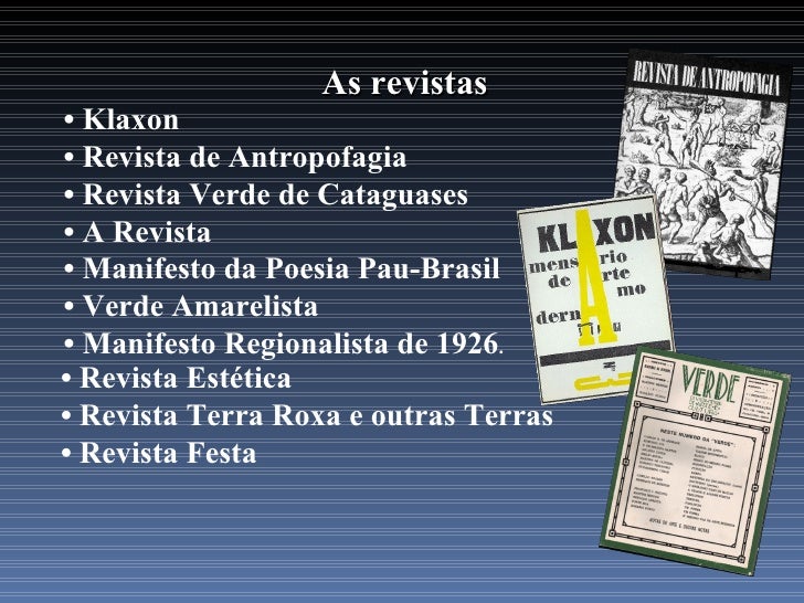 Modernismo No Brasil Caractersticas Fases E Contexto
