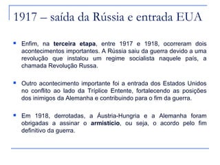 Primeira guerra mundial | PPT