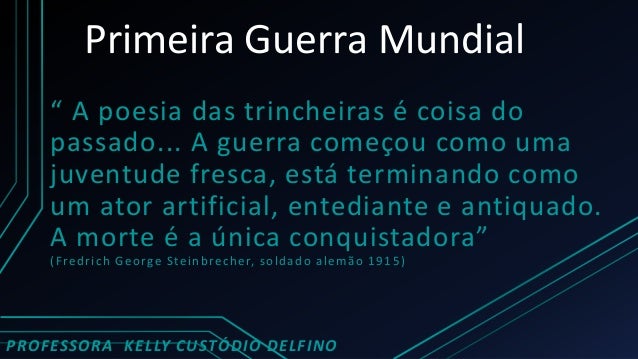 Primeira guerra mundial