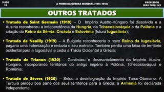 Primeira Guerra Mundial | PPSX