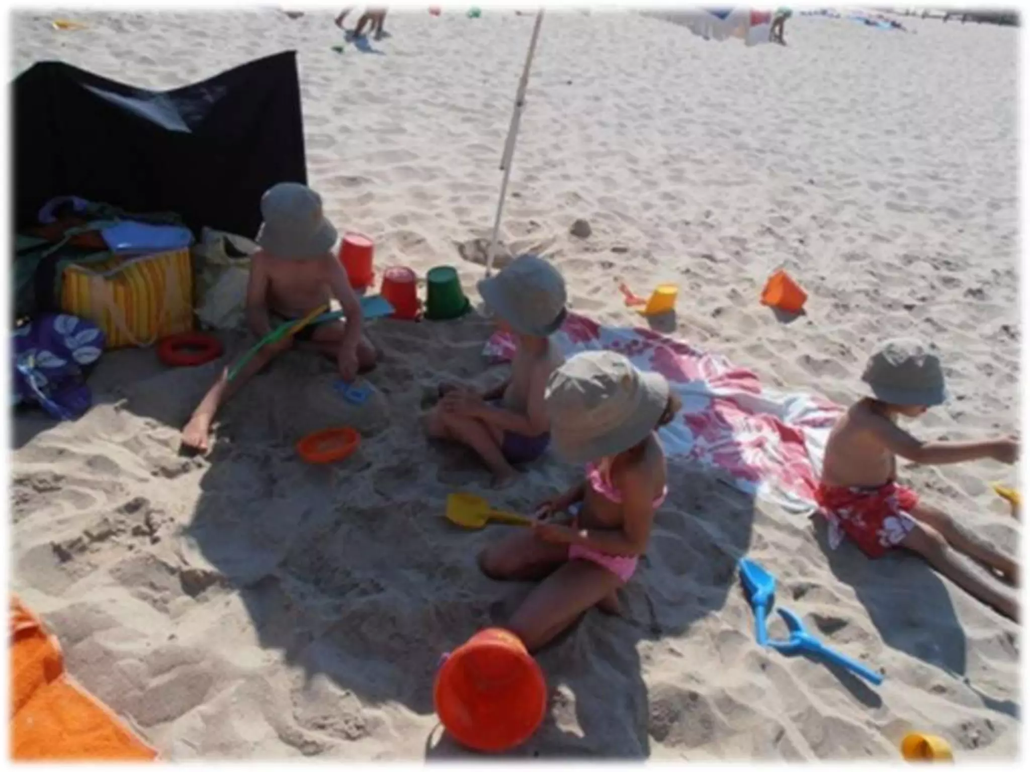 Primeira semana de praia 