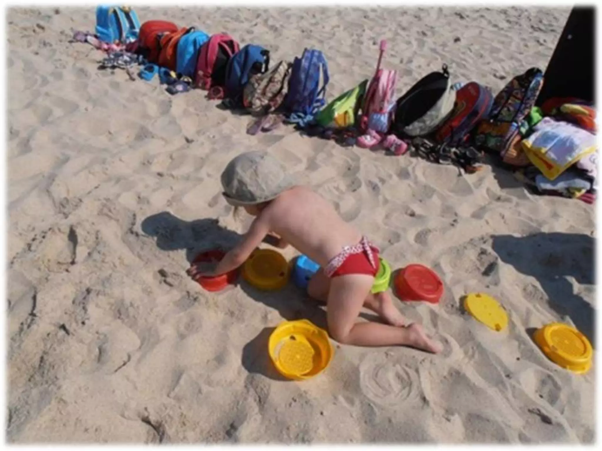 Primeira semana de praia 