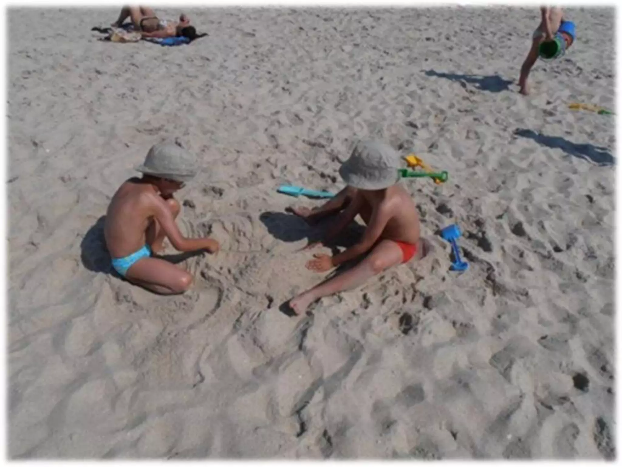 Primeira semana de praia 