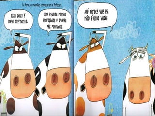 Primeira semana  na escola de vacas