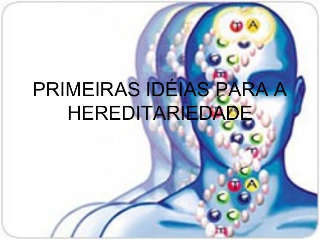 PRIMEIRAS IDÉIAS PARA A   HEREDITARIEDADE 