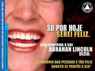 AGRADECEMOS AOS SLIDES DO NAR-ANON
 