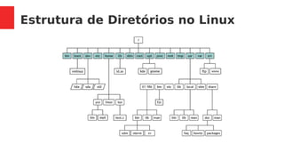 Estrutura de Diretórios no Linux
 