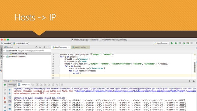 Luiz Sales: Primeiros passos na API do Zabbix com python | PPT