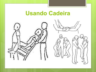 Usando Cadeira
 