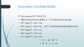 Example: Confidentiality

 