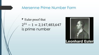 Mersenne Prime Number Form

 