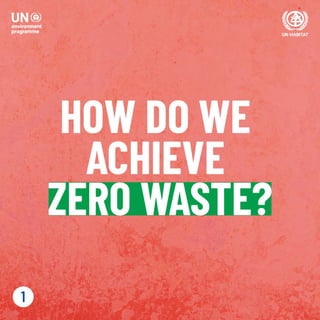 How do we achieve zero waste? - International Day of Zero Waste 2024; March 30th.