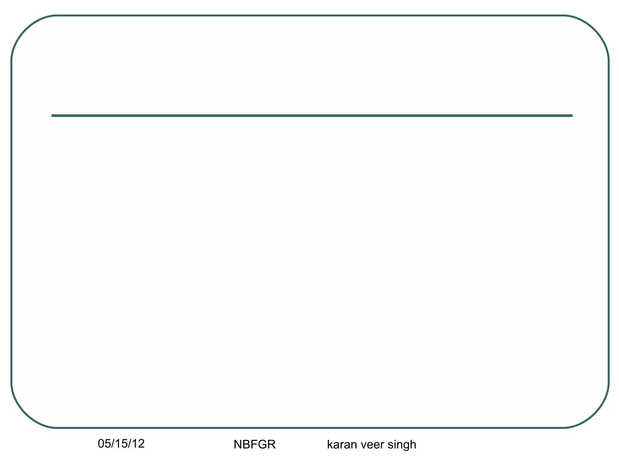 05/15/12   NBFGR   karan veer singh
 