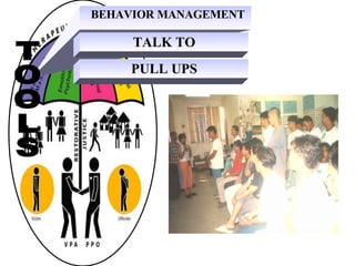 BEHAVIOR MANAGEMENT TALK TO PULL UPS TOOLS 