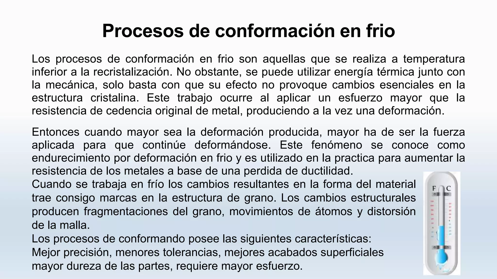 Procesos de conformado | PPTX