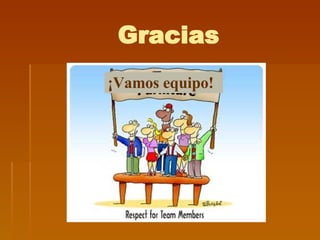 Gracias ¡Vamos equipo! 