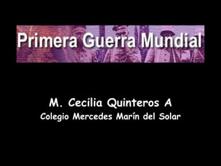 M. Cecilia Quinteros A Colegio Mercedes Marín del Solar 