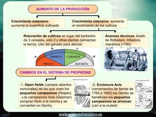 AUMENTO DE LA PRODUCCIÓN


Crecimiento extensivo:                   Crecimiento intensivo: aumenta
aumenta la superficie c...