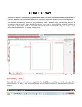 Primera clases de corel