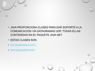 Sockets en JAVA | PPT