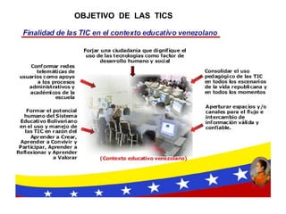 OBJETIVO DE LAS TICS
 