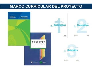 MARCO CURRICULAR DEL PROYECTO
 