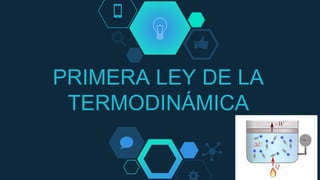 PRIMERA LEY DE LA
TERMODINÁMICA
 