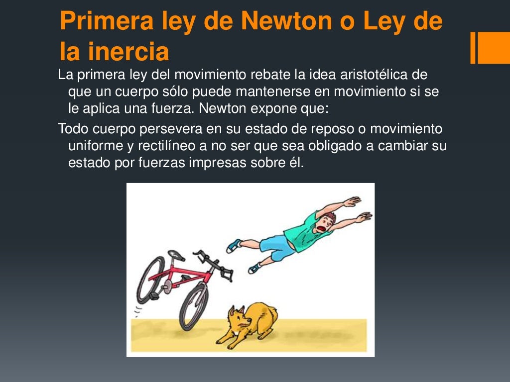 Primera ley de newton