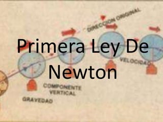 Primera Ley De
Newton
 