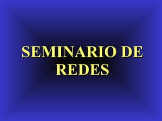 SEMINARIO DE REDES 
