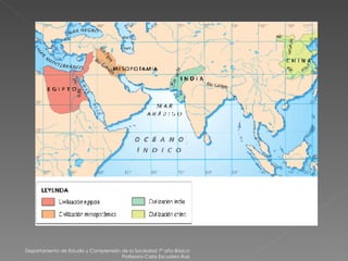 Departamento de Estudio y Comprensión de la Sociedad 7º año Básico Profesora Carla Escudero Ruiz 