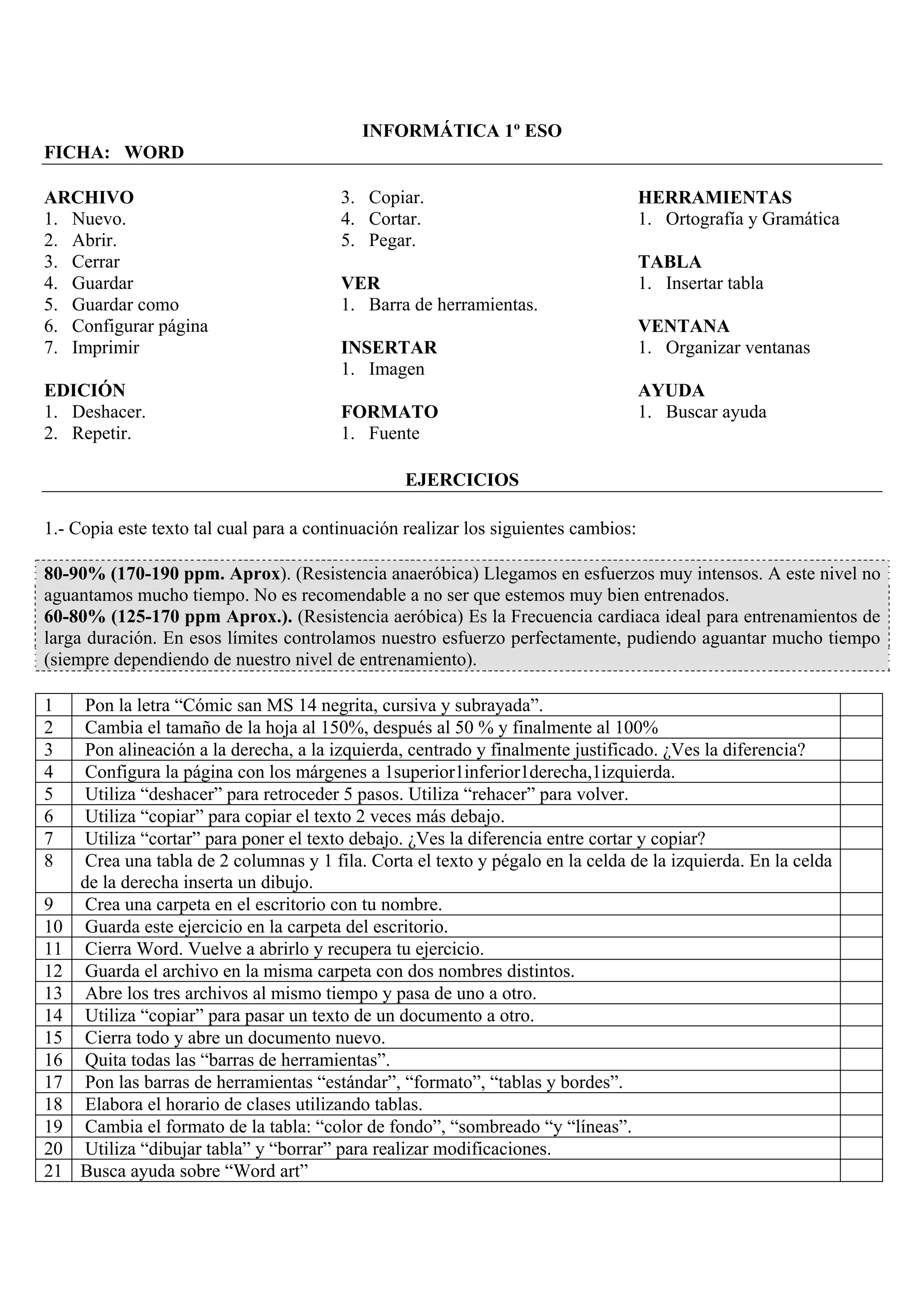 Gar Formato Primeras fichas-de-informática-muy-completas | PDF