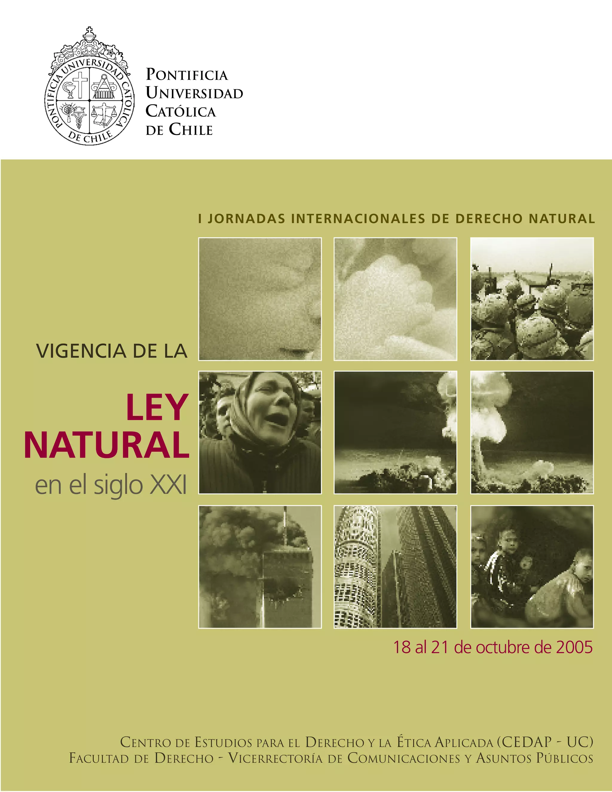 Primeras Jornada Ley Natural Uc