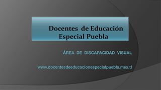 Docentes de Educación 
Especial Puebla 
 