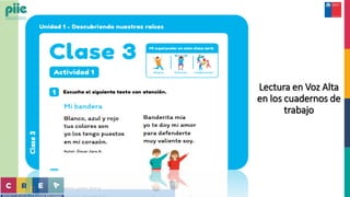 Lectura en Voz Alta
en los cuadernos de
trabajo
 