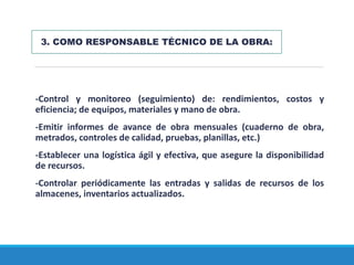 SUPERVISION Y CONTROL DE OBRAS | PPTX