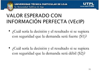 ¿Cuál sería la decisión y el resultado si se supiera con seguridad que la demanda será fuerte (S1)? ¿Cuál sería la decisión y el resultado si se supiera con seguridad que la demanda será débil (S2)? 