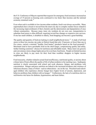Urban Agriculture and Community Food Security in the United States | PDF