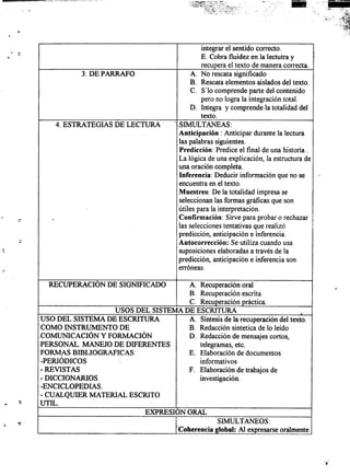 ~---~~- - - c,
integrarel sentidocorrecto.
.' ~ E.Cobrafluidezenlalectutray
recuperael textodemaneracorrecta.
3. DE PARRAF...